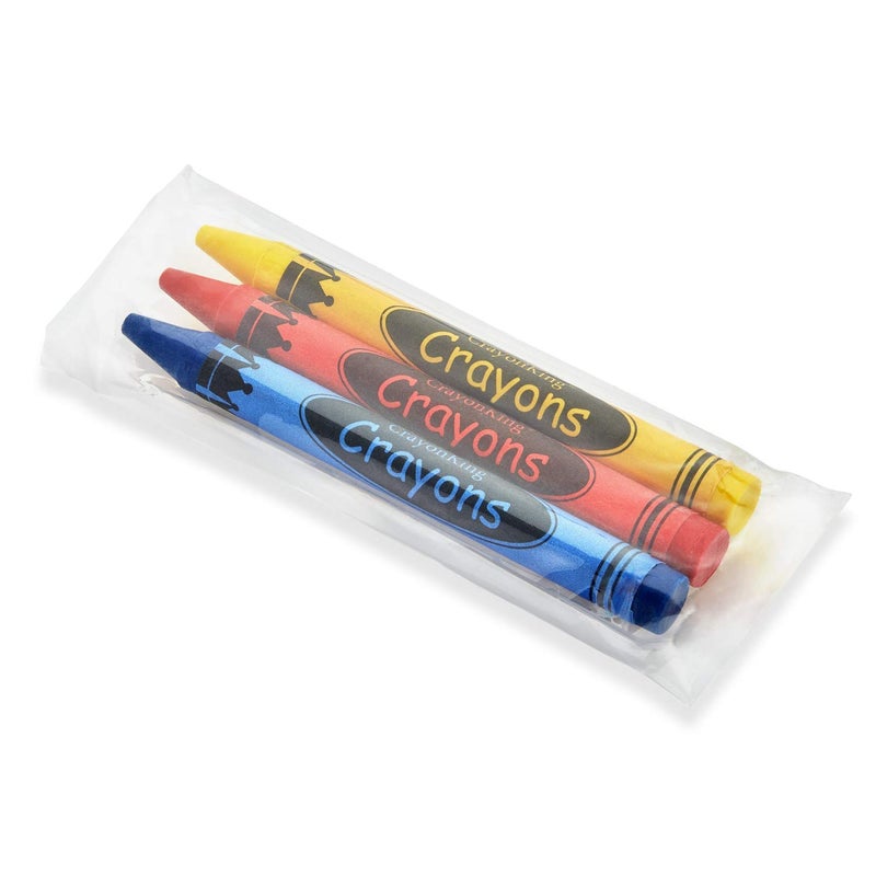 CrayonKing 240 Sets of 3-Packs (720 Bulk Crayons) â€“ Restaurants, Classrooms, Parties & Events â€“ Kid-Safe, Pre-Packaged, Assorted Colors Non-Toxic Crayons - Image 1